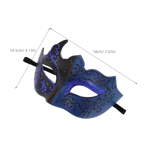 HAKIDZEL Maskenmaske für Erwachsene: Dekorative Halbmaske mit Glitzerdesign – Cosplay-Requisite für Halloween, Karneval und Fotosessions HAKIDZEL Maskenmaske für Erwachsene: Dekorative Halbmaske mit Glitzerdesign – Cosplay-Requisite für Halloween, Karneval und Fotosessions von HAKIDZEL