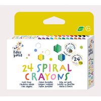 HAKUYOKA CP223079 Wachsmal-Buntstifte 24 Farben von HAKU YOKA