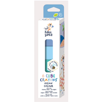 HAKUYOKA CP223093 Wachsmalkreiden-Set Würfel blau-grün von HAKU YOKA