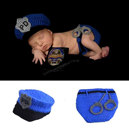 Neugeborene, monatliche Baby-Foto-Requisiten, niedliches handgefertigtes Strickkostüm für Jungen und Mädchen, Fotografie-Kleidungs-Set Neugeborene, monatliche Baby-Foto-Requisiten, niedliches handgefertigtes Strickkostüm für Jungen und Mädchen, Fotografie-Kleidungs-Set von HALAWAKA