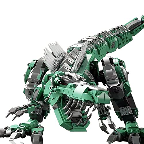 Sanbian, Tyrannosaurus Rex/Spinosaurus, zusammengebautes mobiles Spielzeug aus mechanischen Kämpfern, Transformer-Toys, King-Kong-Roboter, Spielzeug for Kinder ab 15 Jahren.Dieses Spielzeug ist zwei Z von HALFS