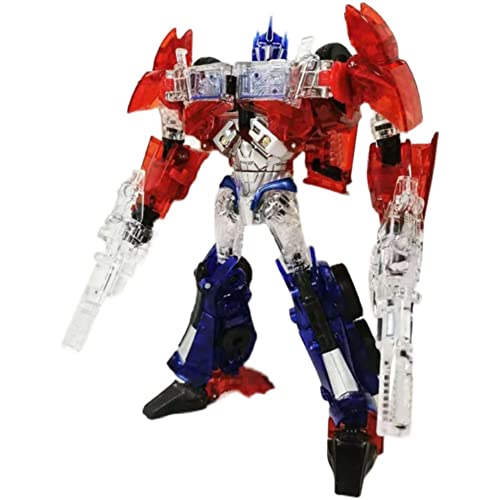 TFP Leader transparente Version von Optimus-Prime mobiles Spielzeug, Transformer-Toys, Spielzeugroboter, Spielzeug for Kinder ab 15 Jahren.Das Spielzeug ist 7 Zoll groß. von HALFS