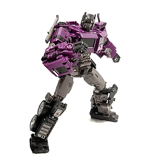 Transformbots-Spielzeug: Purple Black Commander OptimumPrime Mobile Toys, Actionpuppen, Transformbots-Spielzeugroboter, Spielzeug for Teenager ab 14, 14 und 14 Jahren. Das Spielzeug ist Zentimeter gro von HALFS