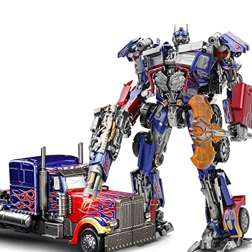 Transformer-Toys LS03 Optimus-Prime Actionfigur Deformation Toy KN01 MPM04 Legierungsversion OP Säulenhöhe 12 Zoll von HALFS