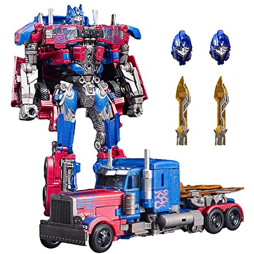 Transformer-Toys-Roboterspielzeug, Optimus-Prime Auto-Roboterspielzeug, Action-Charakter-Deformationsautomodelle, tragbares Transformer-Toys-Roboterspielzeug. Die Geschenkmodelle for Teenager sind nur von HALFS