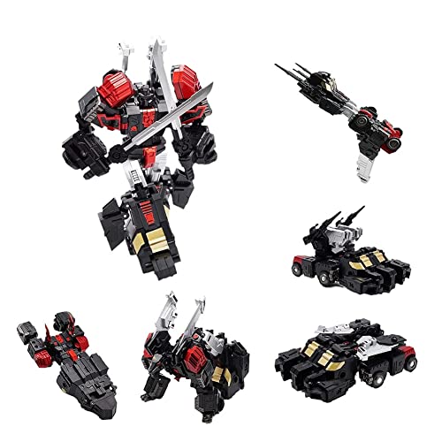 Transformer-Toys Spielzeug, MF-27B Decepticon Roboter, bewegliche Puppe mit schwarzem Hexaeder, neues Dongli-Kostüm, Höhe 6 Zoll von HALFS