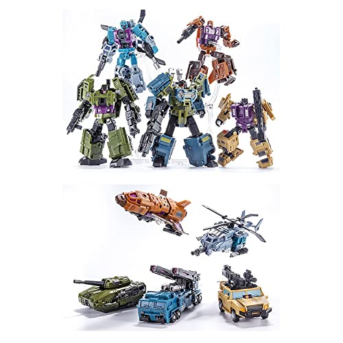 Transformer-Toys Spielzeug: Hybrid-Leoparden-Kombination 5-in-1 Bewegliche Puppe Transformer-Toys Spielzeugroboter, Spielzeug for Kinder Ab 15 Jahren, 11,5 Zoll Hoch von HALFS