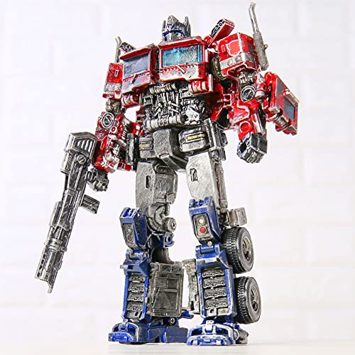 Transformer-Toys-Spielzeug: Kampfschadensversion aus SS38-Legierung. Optimus-Prime bewegliche Spielzeuge. Transformer-Toys-Spielzeugroboter, Spielzeug for Teenager und höher sind. Zoll hoch von HALFS
