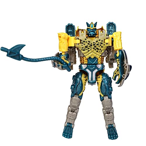 Transformer-Toys: Beastman, Super Fighter Metal Variant Yellow Leopard Mobile Toy Action Figures, Transformer-Toys Robot, Kinderspielzeug ab 15 Jahren.Spielzeug ist 7 Zoll groß von HALFS