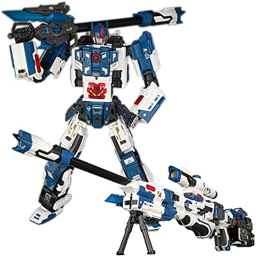 Transformer-Toys: K-SR02 Arbiter Blaues und weißes mobiles Spielzeug, Aktionsspielzeug, Spielzeugroboter, Spielzeug for Teenager und höher. Das Spielzeug ist 19 Zoll groß. von HALFS