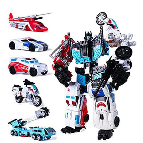 Transformer-Toys: The Guardian God Five In One Bewegliche Puppe Transformer-Toys Spielzeugroboter, Spielzeug for Kinder ab 15 Jahren, 30,5 cm hoch von HALFS