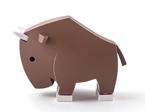Halftoys - 479-02 - GNU, Puzzletier zum zerlegen, mit Skelett, 9cm x 6,8cm x 5cm von HALFTOYS