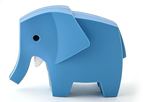 Halftoys - 479-03 - Elefant, Puzzletier zum zerlegen, mit Skelett, 9,4cm x 6,8cm x 4,8cm, blau von HALFTOYS