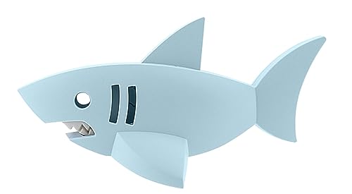 Halftoys - 479-07 - Weißer Hai, Puzzletier zum zerlegen, mit Skelett, 10,5cm x 5,7cm x 6,3cm, grau, Ocean Friends von HALFTOYS