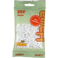 HAMA 190-01 HAMA Bio: Beutel mit ca. 1000 Midi Perlen, Weiß HAMA 190-01 HAMA Bio: Beutel mit ca. 1000 Midi Perlen, Weiß von HAMA BÜGELPERLEN