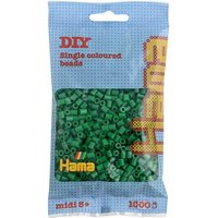 HAMA 207-10 Perlen-Beutel 1000 Stück, grün HAMA 207-10 Perlen-Beutel 1000 Stück, grün von HAMA BÜGELPERLEN