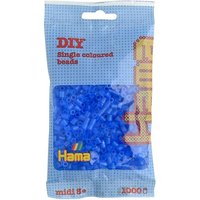 HAMA 207-15 Perlen-Beutel 1000 Stück, transparent blau HAMA 207-15 Perlen-Beutel 1000 Stück, transparent blau von HAMA BÜGELPERLEN