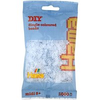 HAMA 207-19 Perlen-Beutel 1000 Stück, transparent weiß HAMA 207-19 Perlen-Beutel 1000 Stück, transparent weiß von HAMA BÜGELPERLEN