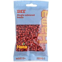 HAMA 207-20 Perlen-Beutel 1000 Stück, rotbraun HAMA 207-20 Perlen-Beutel 1000 Stück, rotbraun von HAMA BÜGELPERLEN