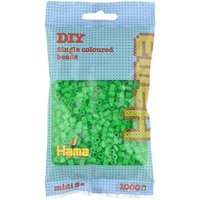 HAMA 207-37 Perlen-Beutel 1000 Stück, neon-grün HAMA 207-37 Perlen-Beutel 1000 Stück, neon-grün von HAMA BÜGELPERLEN