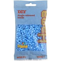 HAMA 207-46 Perlen-Beutel 1000 Stück, pastell-blau HAMA 207-46 Perlen-Beutel 1000 Stück, pastell-blau von HAMA BÜGELPERLEN