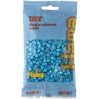 HAMA 207-49 Perlen-Beutel 1000 Stück, Azurblau HAMA 207-49 Perlen-Beutel 1000 Stück, Azurblau von HAMA BÜGELPERLEN