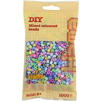HAMA 207-50 Perlen-Beutel 1000 Stück, Pastellmix von HAMA BÜGELPERLEN