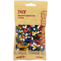 HAMA 207-66 Perlen-Beutel 1000 Stück, Mix 6 Farben HAMA 207-66 Perlen-Beutel 1000 Stück, Mix 6 Farben von HAMA BÜGELPERLEN