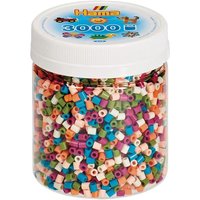 HAMA 209-58 Dose mit 3000 Perlen 6 Farbenmix von HAMA BÜGELPERLEN
