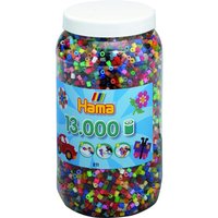 HAMA 211-68 Dose mit 13000 Perlen, 48-Farbenmix von HAMA BÜGELPERLEN