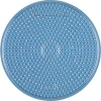 HAMA 221-TR Bügelperlen Midi Stiftplatte 221 TR, groß, transparent, Kreis HAMA 221-TR Bügelperlen Midi Stiftplatte 221 TR, groß, transparent, Kreis von HAMA BÜGELPERLEN