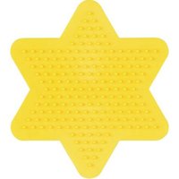 HAMA 270-03 Stiftplatte, kleiner Stern, farbig: gelb von HAMA BÜGELPERLEN