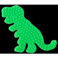 HAMA 322-42 Stiftplatte Dinosaurier, grün von HAMA BÜGELPERLEN