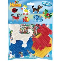 HAMA 4416 Bügelperlen Packung mit ca. 3000 Perlen und Stiftplatten für Spielgruppen HAMA 4416 Bügelperlen Packung mit ca. 3000 Perlen und Stiftplatten für Spielgruppen von HAMA BÜGELPERLEN