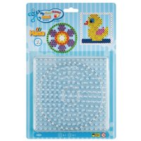 HAMA 8104 HAMA Set mit 2 Maxi-Stiftplatten (Quadrat, Kreis) von HAMA BÜGELPERLEN