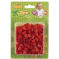HAMA 8505 Blister mit Maxi-Perlen rot von HAMA BÜGELPERLEN