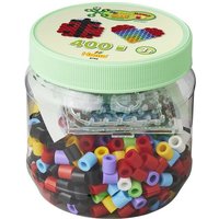 HAMA 8792 Dose mit Maxiperlen und Stiftplatten von HAMA BÜGELPERLEN