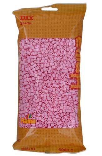 HAMA Midi Beads 6000 Stück Pastellrosa von Hama
