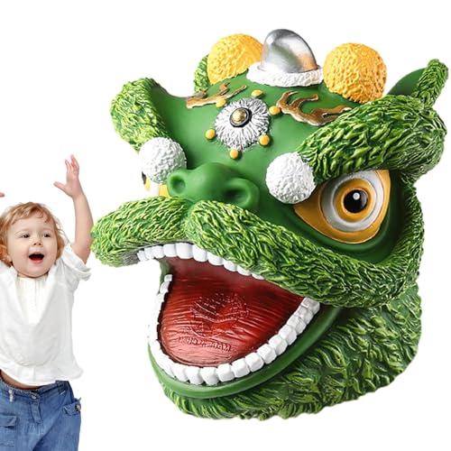 Dance Lion Puppet Friends Lernpuppen Löwe Tierspielzeugpuppe mit beweglichem Mund Weiches Gummi realistisch 2024 Hamil von HAMIL