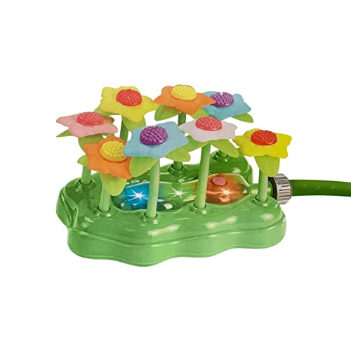 HAMIL Sprinkler-Wasserspielzeug für den Außenbereich, Blumensprinkler-Spielzeug, Sommer-Wasserspielzeug für Kinder, Blütensprinkler, Sommerspielzeug mit Schlauchbefestigung für Spiele im Garten, von HAMIL