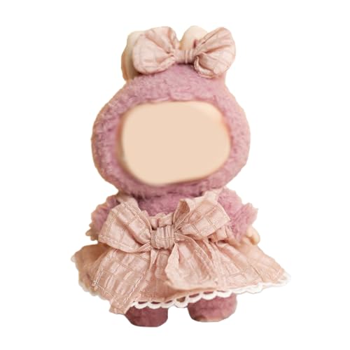 1 Satz Bekleidung für 17cm labobo Plüsch, Kuscheltier Kleidung Outfit nur Bekleidungs zubehör für 17cm labobo Plush Pullover Hoodie Bekleidung 1 Kleid + 1 Haarspange 1 Satz Bekleidung für 17cm labobo Plüsch, Kuscheltier Kleidung Outfit nur Bekleidungs zubehör für 17cm labobo Plush Pullover Hoodie Bekleidung 1 Kleid + 1 Haarspange von HAMKU