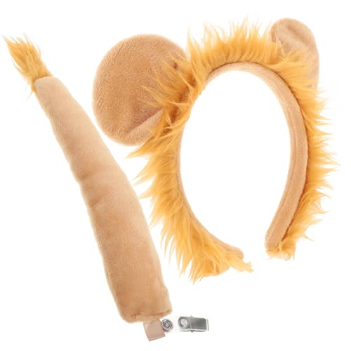 HAMPPLIES 1 Satz Löwenkostüm Set mit Haarband und Tierische Kostüm Accessoires für Karneval Partys und Festivals Einfach zu Tragen für Aufregende Geeignet HAMPPLIES 1 Satz Löwenkostüm Set mit Haarband und Tierische Kostüm Accessoires für Karneval Partys und Festivals Einfach zu Tragen für Aufregende Geeignet von HAMPPLIES