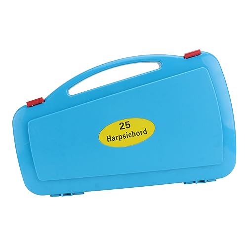 HAMPPLIES 1 Stück 25 Noten Schlagzeug Schlagwerk Aus Metall Metallophon-Schlagzeug Schlagzeug Schlaginstrumente Für Kleinkindpercussion Blue Plastik von HAMPPLIES