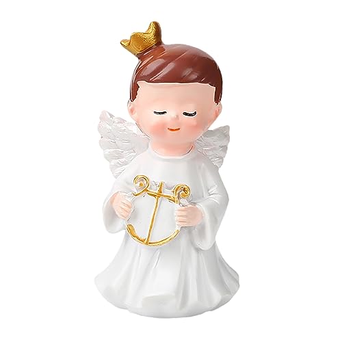 HAMPPLIES 1stück Cartoon Engel Cake Decor Resin Kuchen Dekoration Niedliches Engel Ornament Für Backen Für Partys Tischdeko Um Gäste Zu Begeistern von HAMPPLIES