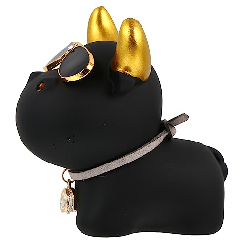 HAMPPLIES 1stück Kreativer Auto Mascot Aus Resin Lustige Kalb Dekoration Für Auto Charmante Innenraumverzierung Für Neujahr Und Alltag von HAMPPLIES