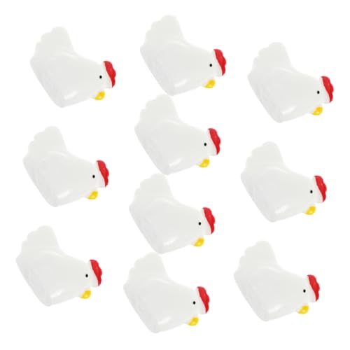 HAMPPLIES 10 Stück Teiliges Mini Hühner aus Robustem Harz Wetterfeste Miniaturfiguren für Gartenornamente DIY Mikrolandschaft Niedliche Weiße Miniatur Hühner für und Bürodekoration HAMPPLIES 10 Stück Teiliges Mini Hühner aus Robustem Harz Wetterfeste Miniaturfiguren für Gartenornamente DIY Mikrolandschaft Niedliche Weiße Miniatur Hühner für und Bürodekoration von HAMPPLIES