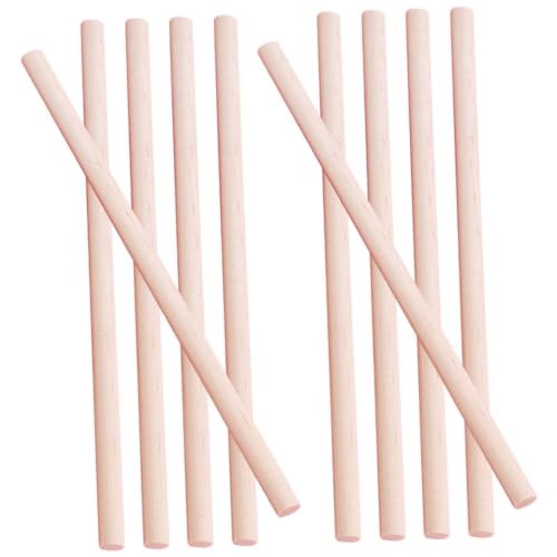 HAMPPLIES 10 Stück Teiliges Rhythmusstäbe aus Holz Sichere Glatte Oberfläche Unbemalt zum Bemalen Fördert Musikalische Grundfähigkeiten Geeignet für Musikunterricht und Spielspaß HAMPPLIES 10 Stück Teiliges Rhythmusstäbe aus Holz Sichere Glatte Oberfläche Unbemalt zum Bemalen Fördert Musikalische Grundfähigkeiten Geeignet für Musikunterricht und Spielspaß von HAMPPLIES