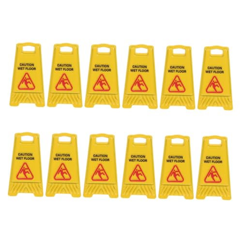 HAMPPLIES 12 Stück Miniatur Wet Floor Signs für Puppenhaus Realistische Robuste Kunststoff Warnschilder Leicht Beweglich für Kreatives Rollenspiel und Sicherheitsbewusstsein HAMPPLIES 12 Stück Miniatur Wet Floor Signs für Puppenhaus Realistische Robuste Kunststoff Warnschilder Leicht Beweglich für Kreatives Rollenspiel und Sicherheitsbewusstsein von HAMPPLIES