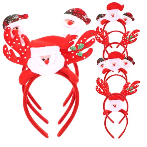 HAMPPLIES 12 Stück Teiliges Weihnachts Kostüm Haarreifen Rentier Schneemann Santa Haarreif für Erwachsene und Leichte Bequeme Foto Requisiten für Party und Festtagsdekoration HAMPPLIES 12 Stück Teiliges Weihnachts Kostüm Haarreifen Rentier Schneemann Santa Haarreif für Erwachsene und Leichte Bequeme Foto Requisiten für Party und Festtagsdekoration von HAMPPLIES