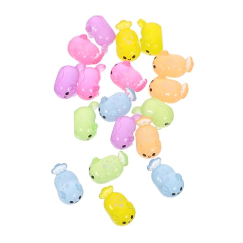 HAMPPLIES 18 Mini-meeresschnecken-Figuren: Miniatur-Tiere Aus Kunstharz Mit - – Winzige Leuchtende Meerestiere Für Selbstgebaute Aquarien, Mikro-feengärten Und Heimdekoration von HAMPPLIES